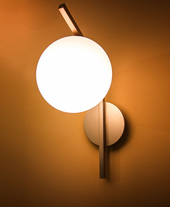le luci da parete Riflessi dal design particolare