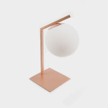 lampada da tavolo oro rosa
