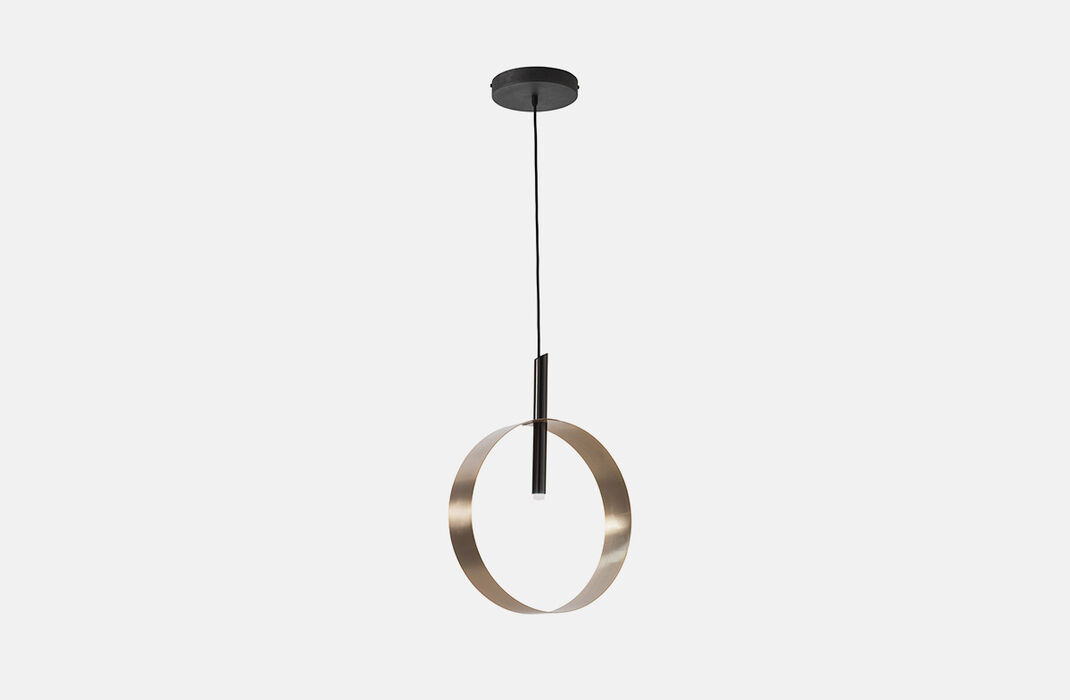 Lampada a sospensione di design - Led Loop SS, Riflessi