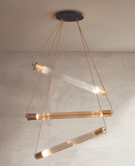 lampada a sospensione tube