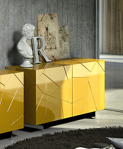 madia credenza gialla