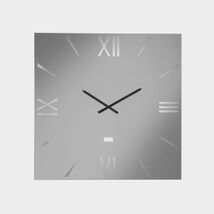 Orologio da parete di design a specchio quadrato - Skyline, Riflessi