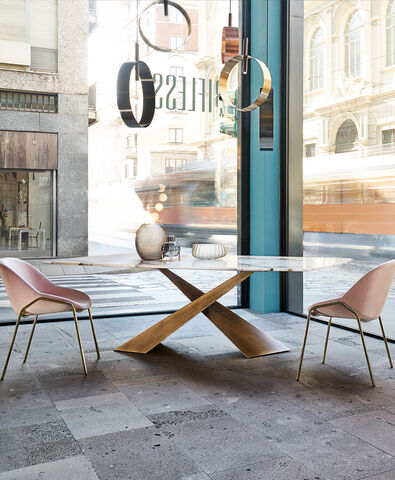 Tavolo in marmo - Living, Riflessi